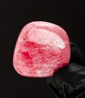 Rhodochrosite Stalactite Polished Cabachon Slice Pink Argentina 39mm 19g C0852 — photo 6