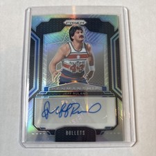 2024-25 Panini Prizm Penmanship Jeff Ruland #PNM-JFF Silver Prizm (AU)