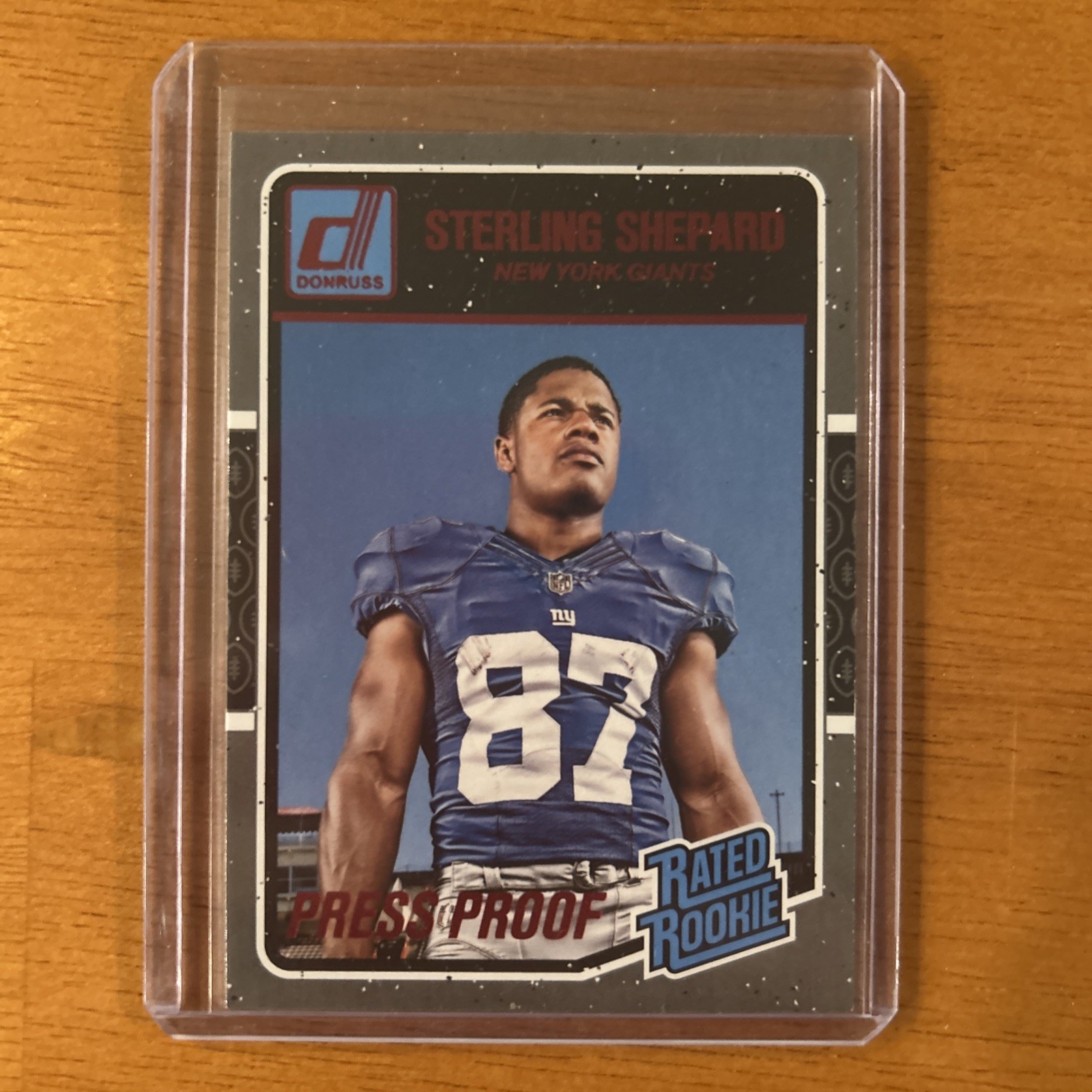 Sterling Shepard Panini Donruss #394 Press Proof Red