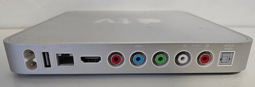 2007 Apple TV 1. generacji urządzenie do strumieniowania multimediów Mdl A1218 2 przewody 2 piloty - Zdjęcie 2 z 5