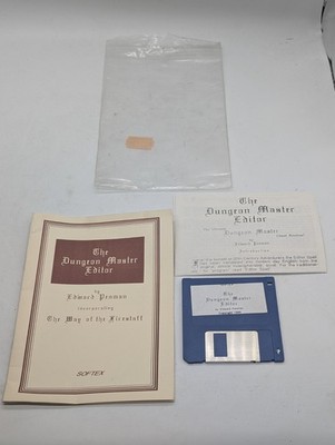 The Dungeon Master Editor - seltenes Commodore Amiga Programm - getestet & funktionsfähig