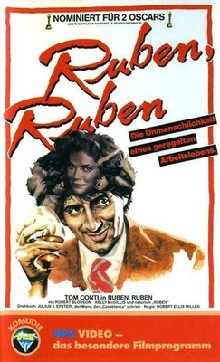 VHS ''RUBEN, RUBEN'' Tom Conti, Kelly McGillis, Robert Ellis Miller VPS