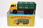 Vintage Lesney Matchbox #4 Stake Truck Yellow NMIB