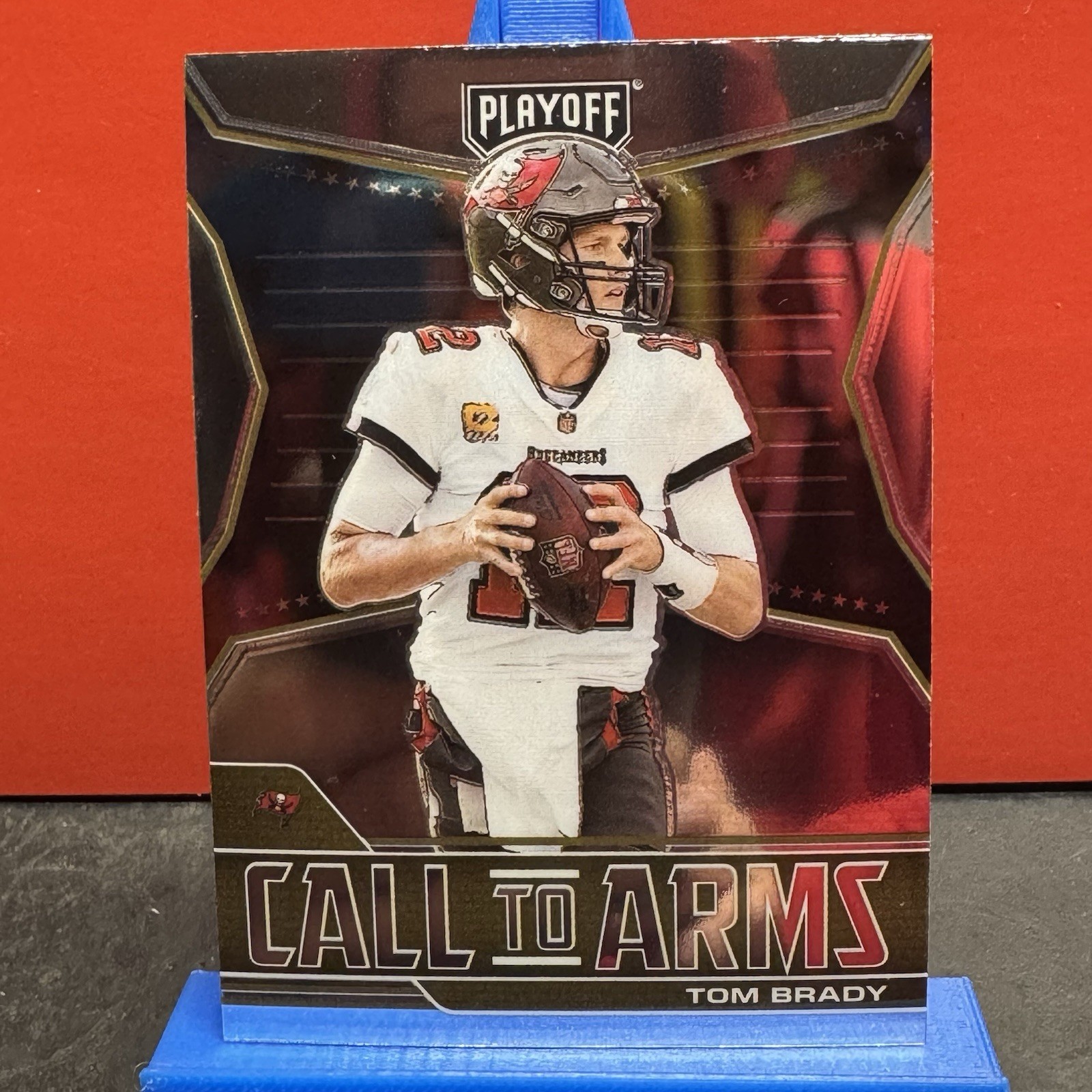 Tom Brady 2021 Playoff Call to Arms Silver Prizm #CA-TBR