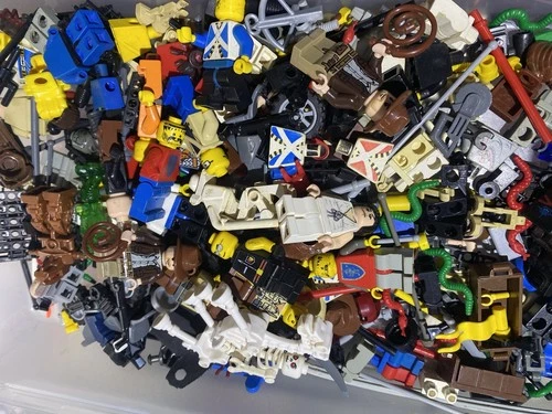 LEGO Mixed Lot of Minifigures and Minifigure Parts and Accessories