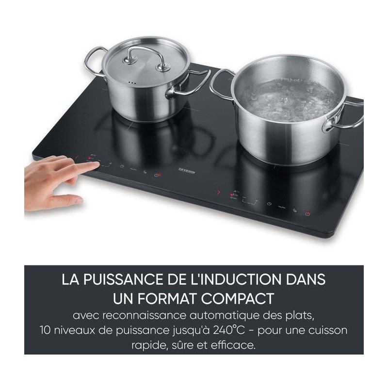 Plaque a induction portable SEVERIN gain de place petit espace - 2