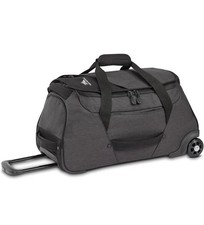 High Sierra 22 Inch Drop Bottom Wheeled Duffel Bag w/Handle, Mercury Open Box