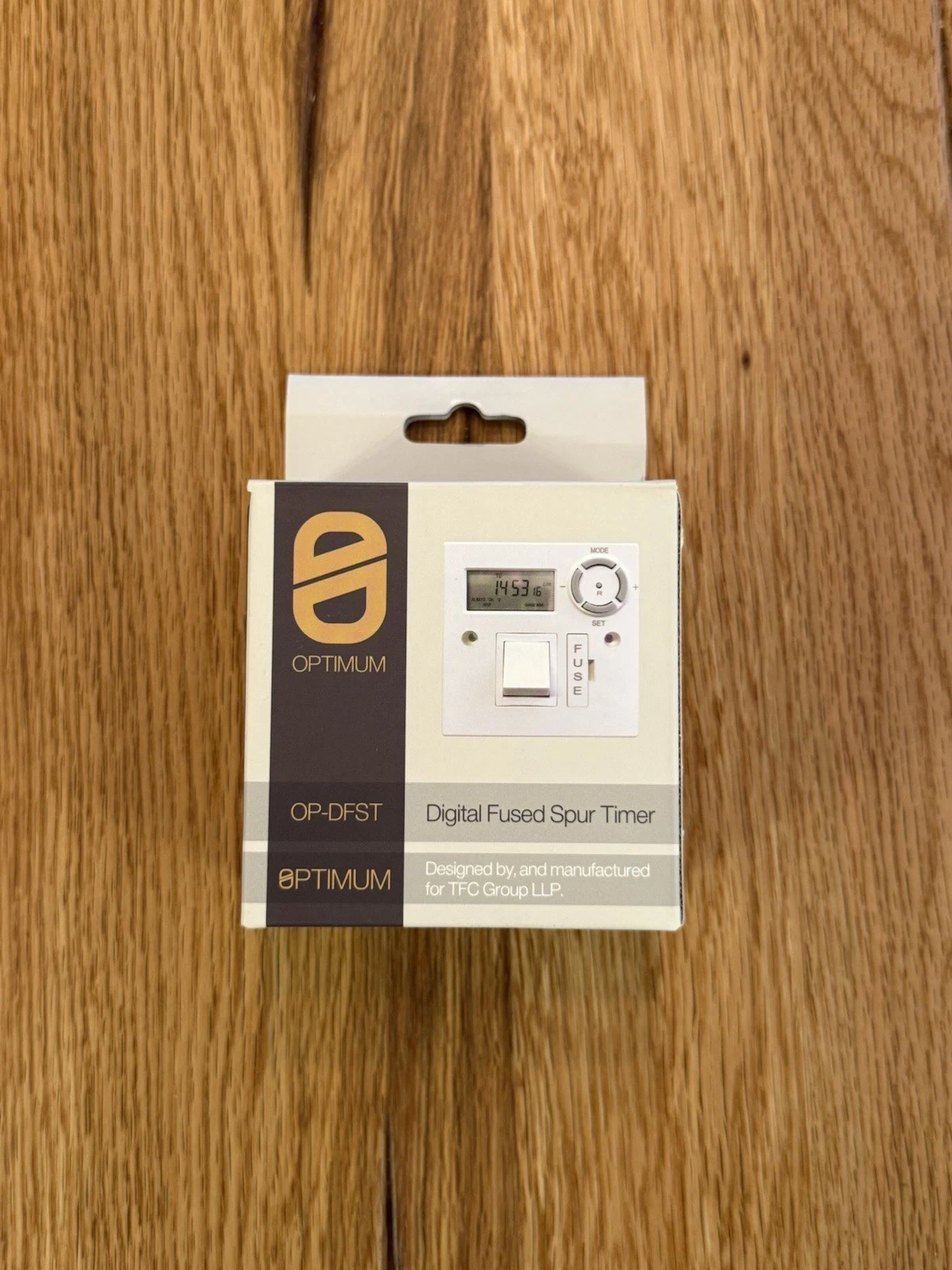 Optimum OP-DFST Digital Programmable 7 Day Fused Spur Timer White - Brand New