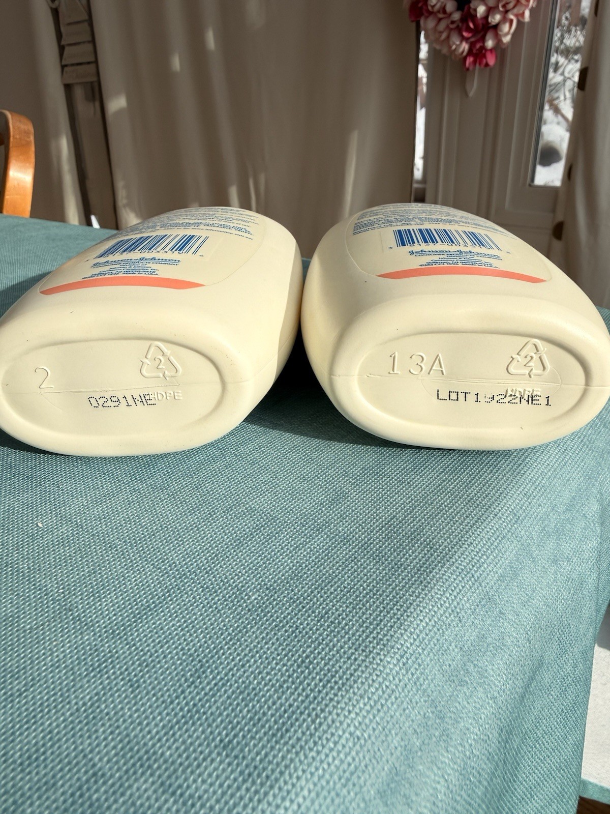 2 Johnson's creamy baby oil Discontinued 15 Oz Full Vintage 1996