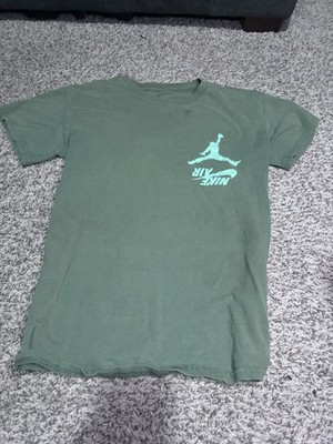 Travis Scott Nike Air Jordan Cactus Jack Highest T-Shirt Sz S Olive Green NWOT