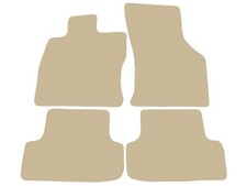 Velour Fußmatten für VW Golf VIII H/B, TSI, TDI 2019-…, Beige x14 Rand
