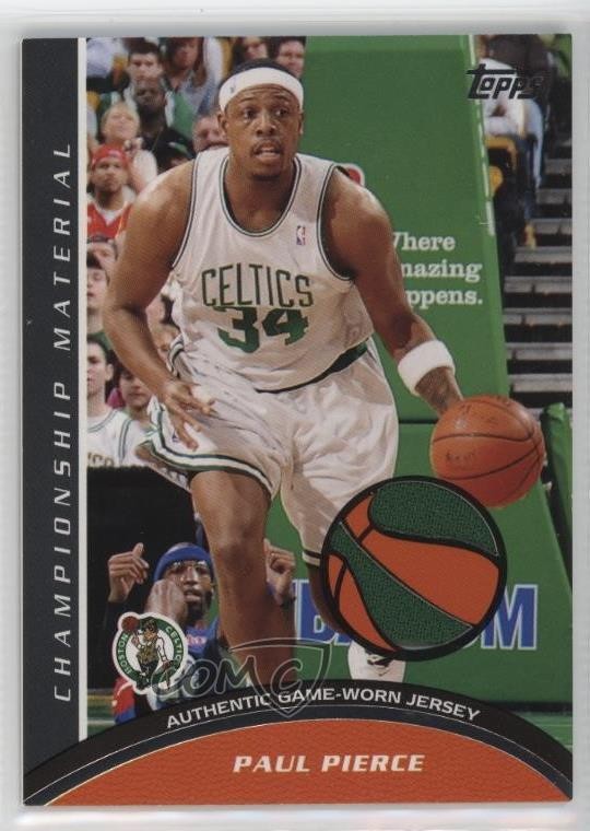 2009-10 Topps Championship Material Paul Pierce #CM-PP HOF 0ba6