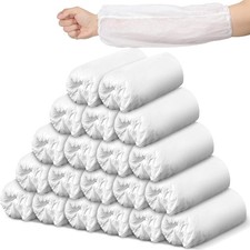 Yinder 200 Pcs Plastic Disposable Sleeves Arm Protectors Bulk Waterproof Slee...
