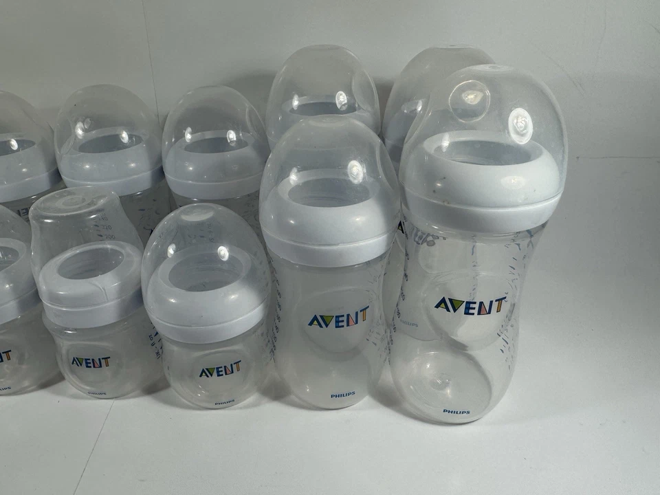 Lot Of 16 Avent Baby Bottles Different Sizes  - No Nipples —Very Good Condition, - Image 4 of 4