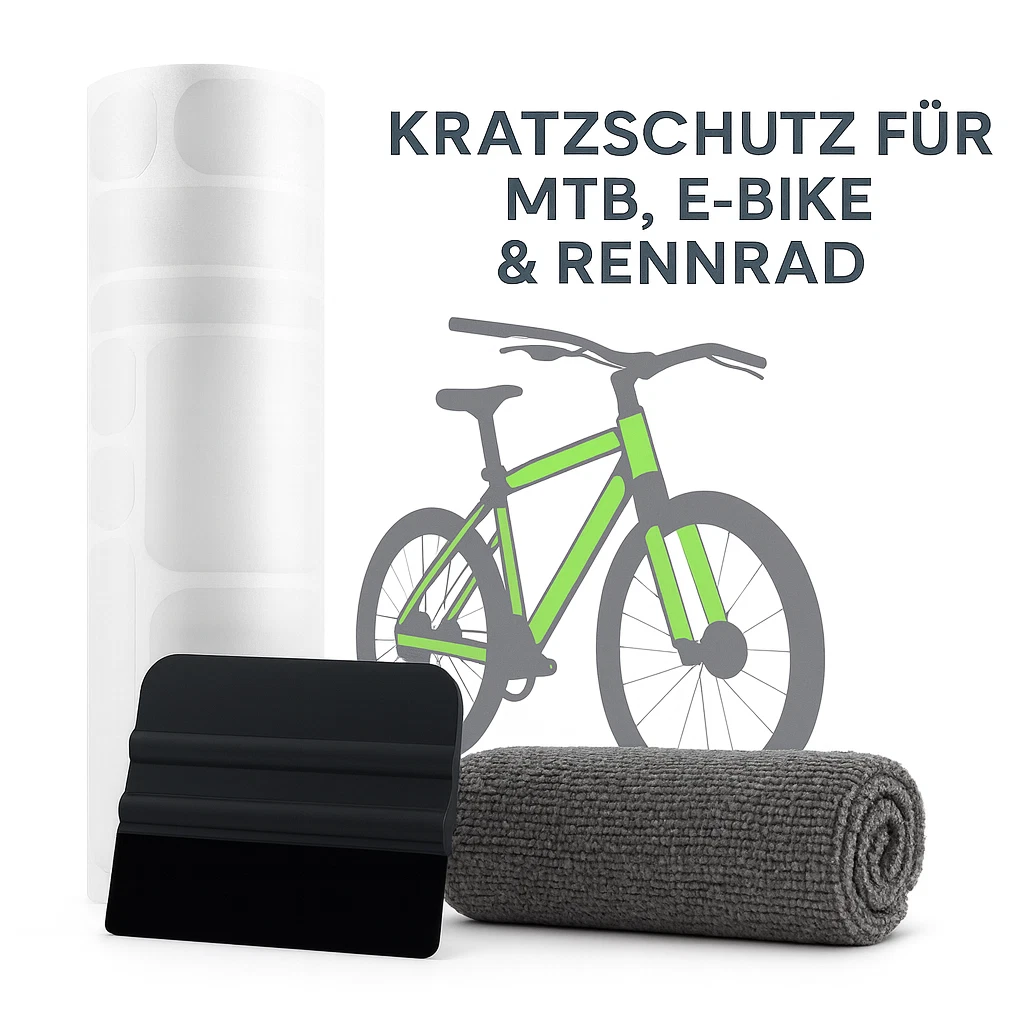 AUTOCOLLANT DE PROTECTION cadre de vélo film durabilité maximale pour