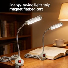 30 Led Sewing Machine Light Gooseneck Lamp With Magnetic Base 2pc