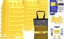 24 Pack Edge Corner Protector With Carrying Case for Flatbed Cargo Load Truck