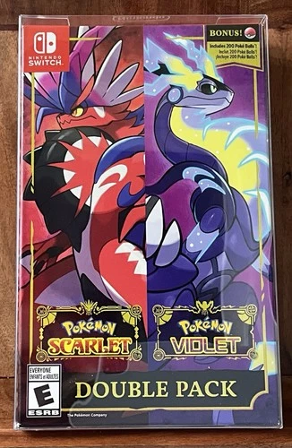 Pokemon Scarlet & Pokemon Violet Double Pack - Nintendo Switch