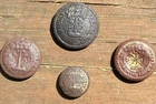 Civil War South Carolina Militia Palmetto Buttons Dug Relic Lot SC