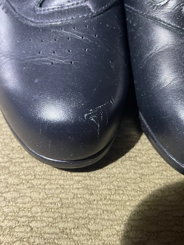 Womens SAS Me Too Walking Shoes Sz 7.5 WWW Triple Wide Black Leather - Изображение 4 из 4