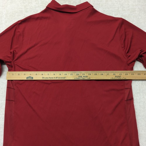 Alabama Crimson Tide Polo Shirt Mens L Nike Dri Fit Short Sleeve NCAA Golf Logo - Picture 14 of 15