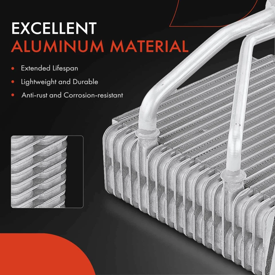 A/C Evaporator Core Rear for Kia Sedona 2002 2003 2004 2005 V6 3.5L Plate Fin - Image 3 of 4