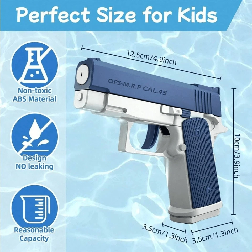 Manual Water Guns Summer Pool Beach Toy Powerful Spray Gun Adults Children UK