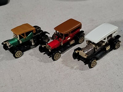 #ad VINTAGE HIGH SPEED MODEL ANTIQUE CAR LOT X3 No. 213 302 304 READERS DIGEST $11.69