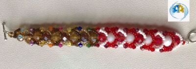 Oya and Chango Shango Bracelet/Ilde Ide Idde de Oya y Chango Shango