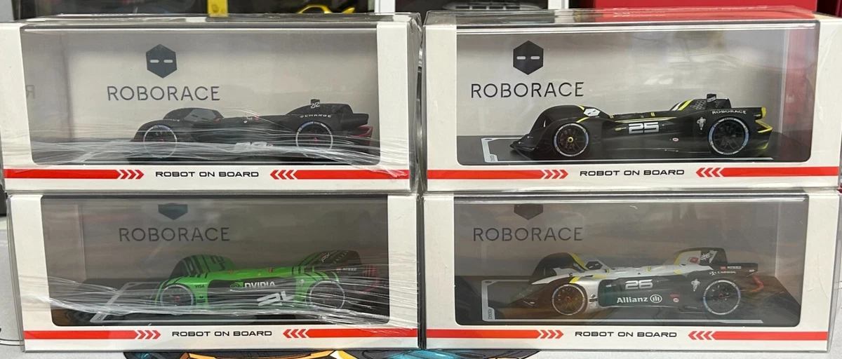 ROBORACE 1/43 Resin Robot On Board Electric Driverless Car