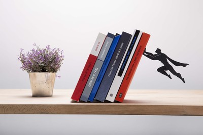 "Book & Hero" Metal Bookend - Ad101 - Artori Design (7290015263184)