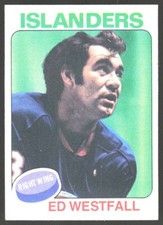 1975-76 8427A Topps Ed Westfall New York Islanders #302