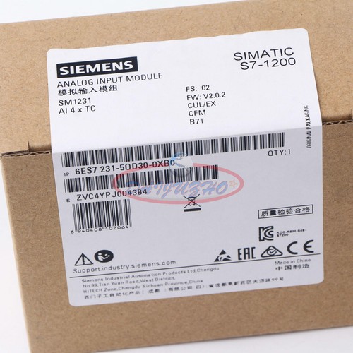 ONE NEW Siemens 6ES7 231-5QD30-0XB0 Simatic S7-1200 Thermocouple Module - Picture 11 of 11