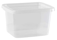 Aufbewahrungsbox Mit Deckel Stapelbox Kunststoffbox Plastikbox Transparent