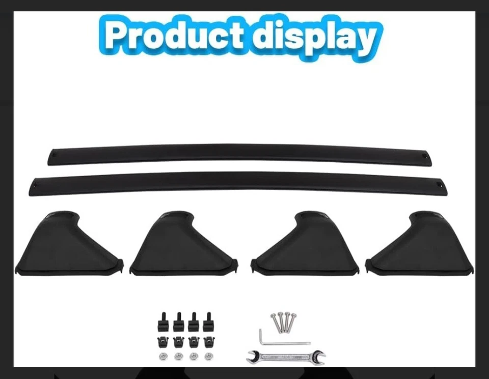 丰田 Highlander 2020 - 2024 L & LE 横杆 带 O 车顶导轨 — 第 3/4 张图片