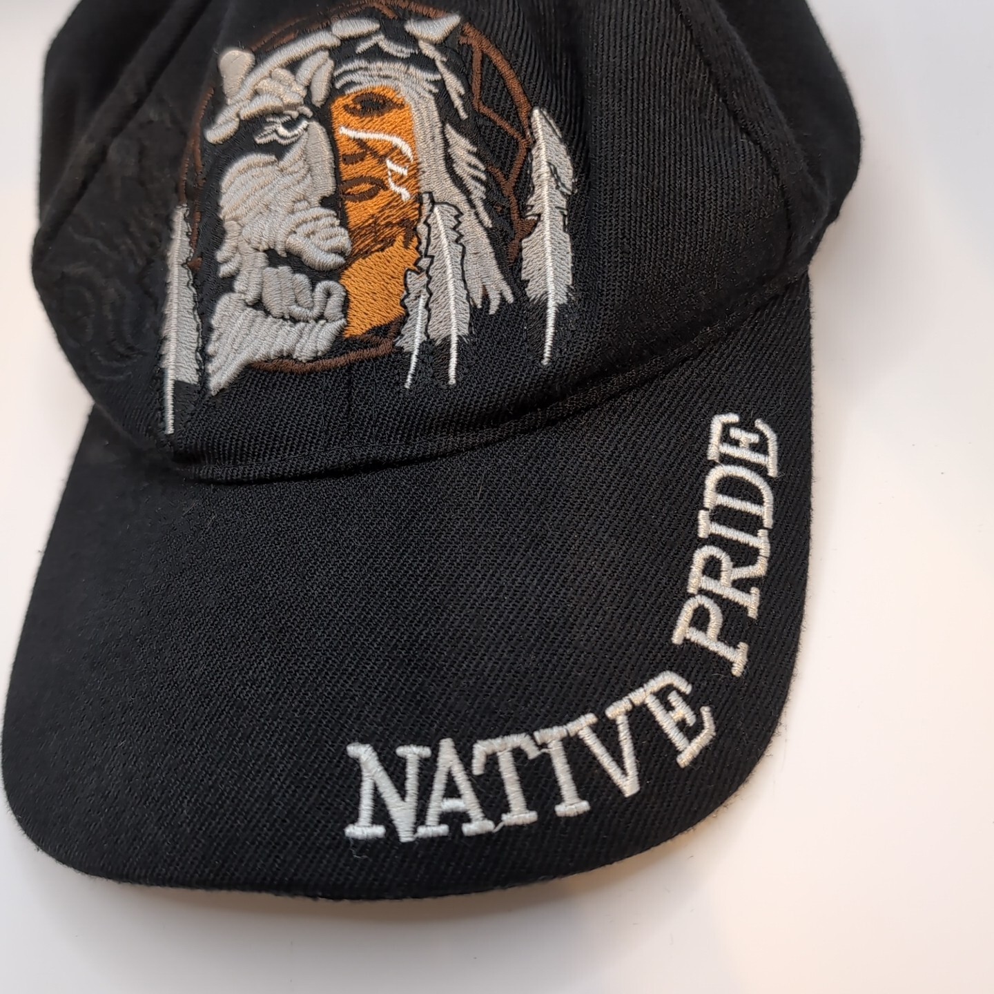 Native Pride Ball Cap Adjustable Hat With Wolf Em… - image 18