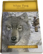 2012 WHITE FANG JACK LONDON JR CLASSICS FOR YOUNG READERS PAPERBACK BOOK WOLF