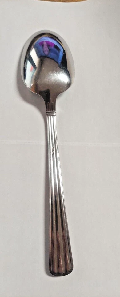 Cutipol Athena Stainless 18-10 8” Tablespoon Oval Soup Spoon NICE! - Image 2 of 3