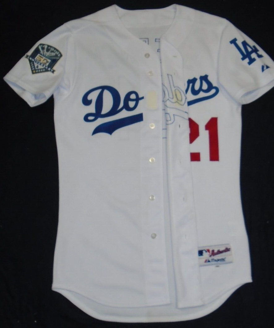 90's USA製 LA Dodgers ユニフォーム　majestic MLB Los Angeles Dodgers MLB Majestic Vintage 90s Baseball Jersey