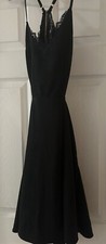 Black Dress Brand Fancyinn Size Extra Small With Cut Out Sides In Back