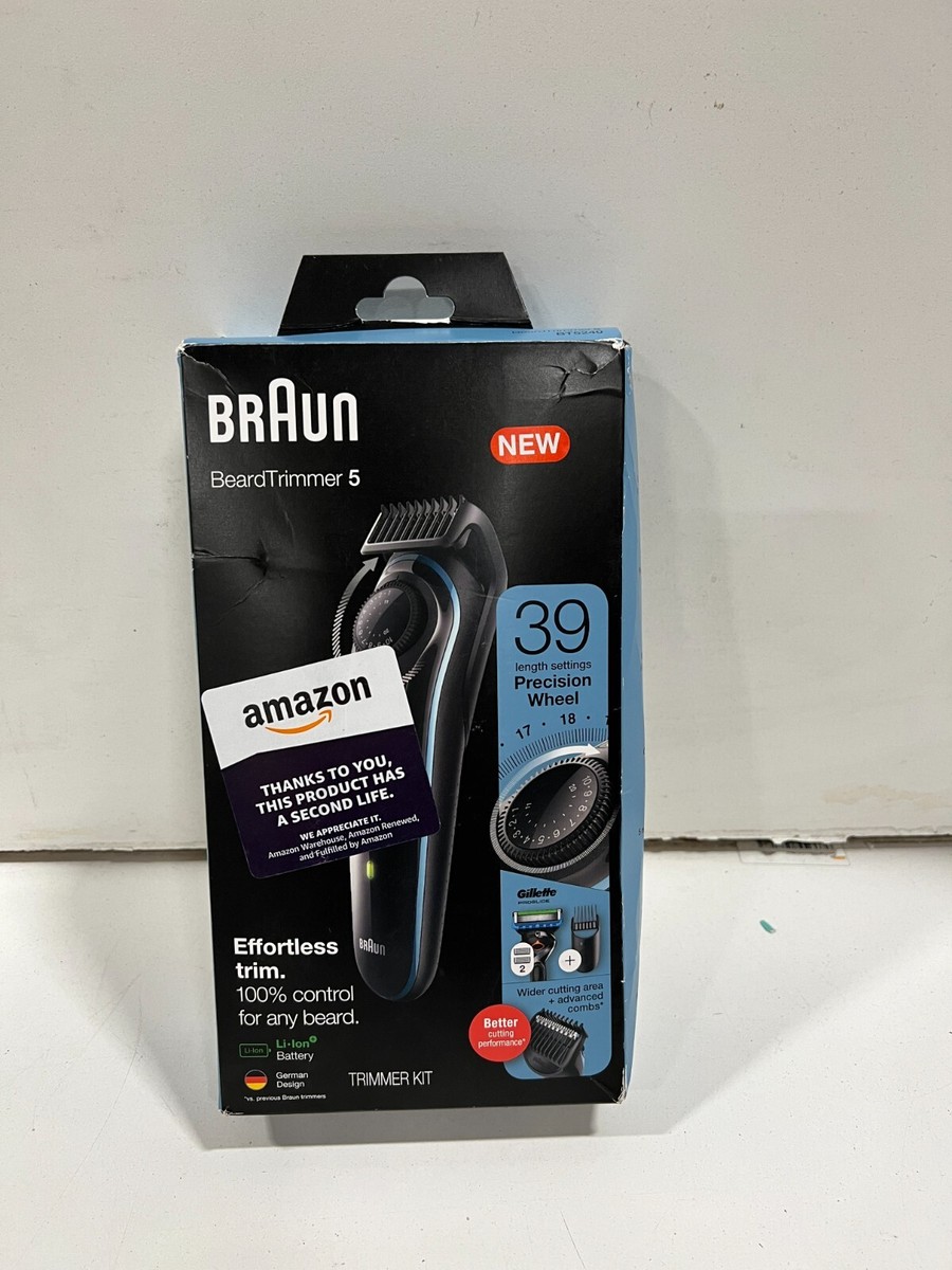 Braun BT5240 Cordless Beard Trimmer with Gillette ProGlide Razor