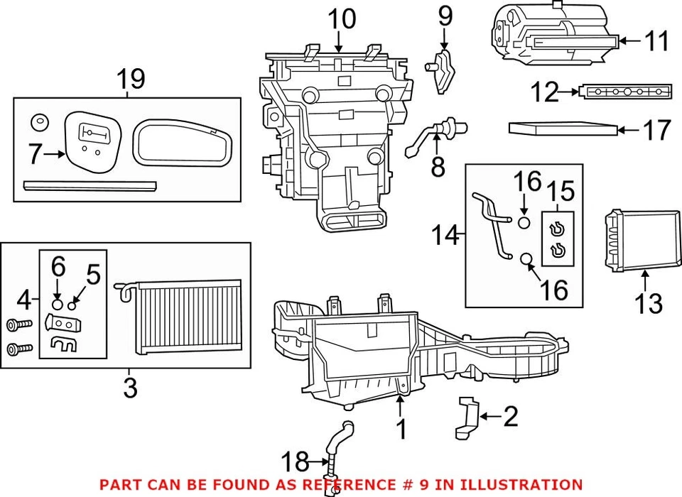 Actuador de puerta Mopar HVAC genuino OEM modo descongelación para Jeep Grand Cherokee WK Foto 2 de 2