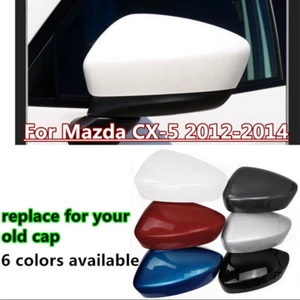 For Mazda CX-5 2012-2014 Driver Passenger Side Mirror Cap Cover Rearview L R