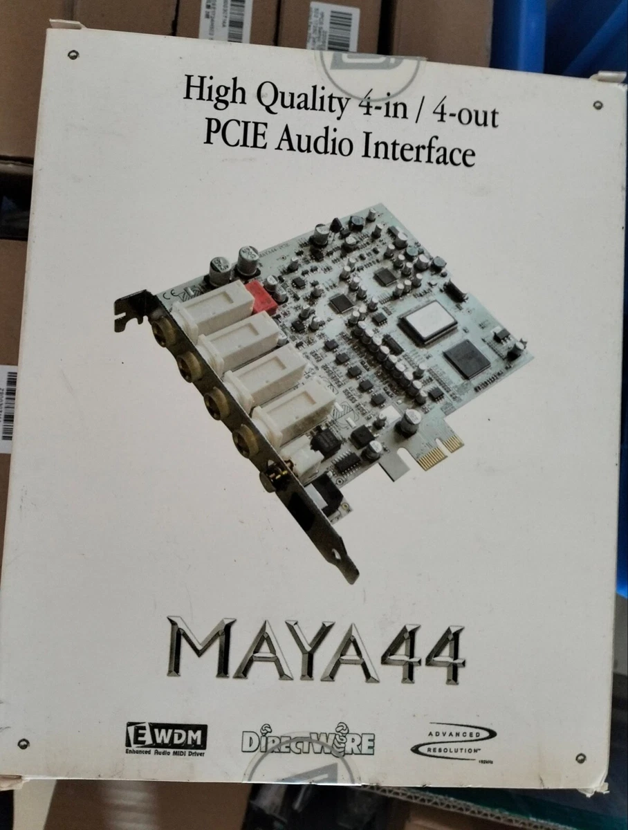ESI MAYA44 XTe 4-In/4-Out PCIe Audio Card | EBay