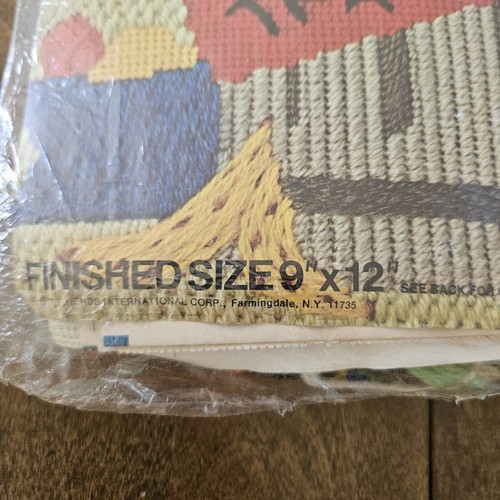 Friends 1977 Sesame Street OSCAR THE GROUCH Jim Henson NEEDLEPOINT KIT New Open - Picture 3 of 4