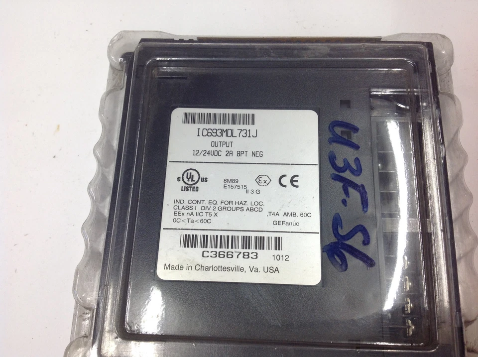 GE Fanuc IC693MDL731J 90-30 Output Module NEW IN PLASTIC CLAMSHELL BOX - Image 2 of 3