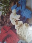 Childrens Aran Knitting Pattern cardigan Hoods sizes 18- 28" chest (190)