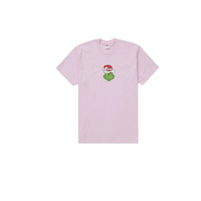Supreme Grinch Tee Pink Size: Medium