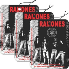 Ramones Road Rage Air Freshener - Vanilla Scent - 3 Pack