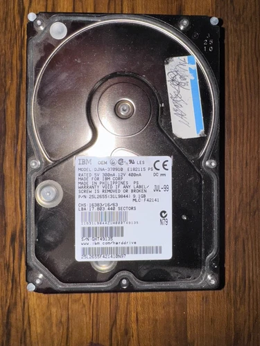 IBM DJNA-370910 E182115 PN 25L2655  9.1 GB Hard Drive F42141